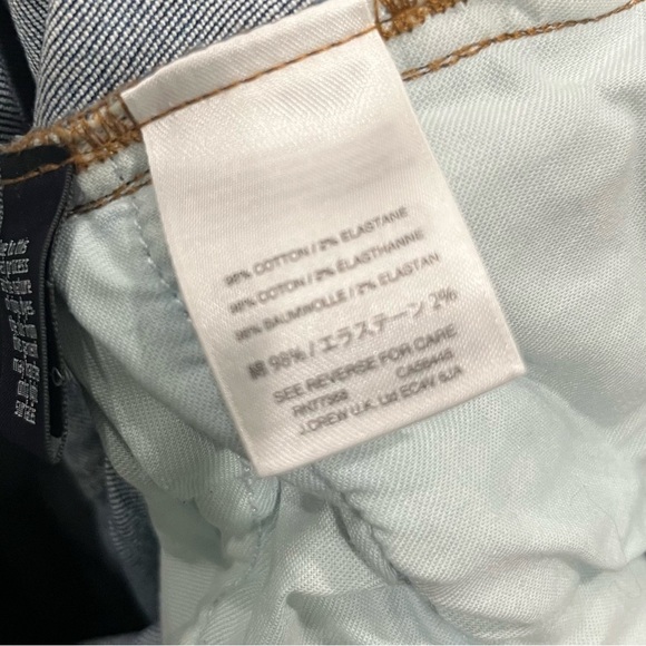 J. Crew Jeans Women's 27 Raw Hem Slim Broken In Boyfriend Distressed H6408 - Picture 7 of 9